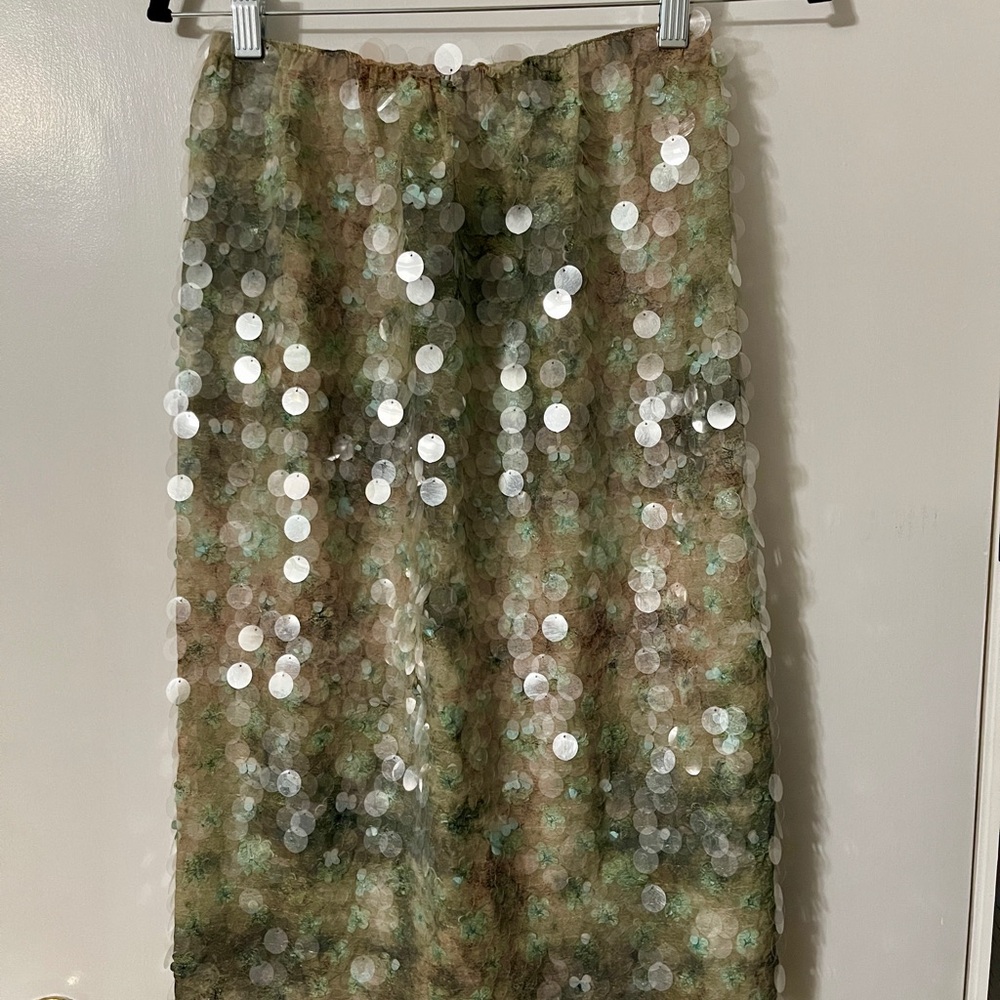 Sequin Embellished Skirt